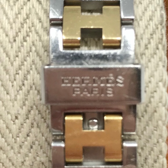 **SOLD** Hermès Croisière CR1.220 Watch w/Gold - Picture 11 of 16